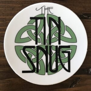 Original Tin Snug Sticker