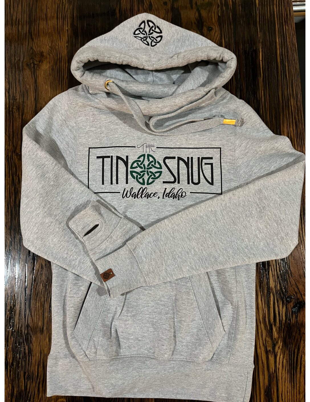 The Tin Snug's Best Hoodie EVER! Logo Cowl Neck
