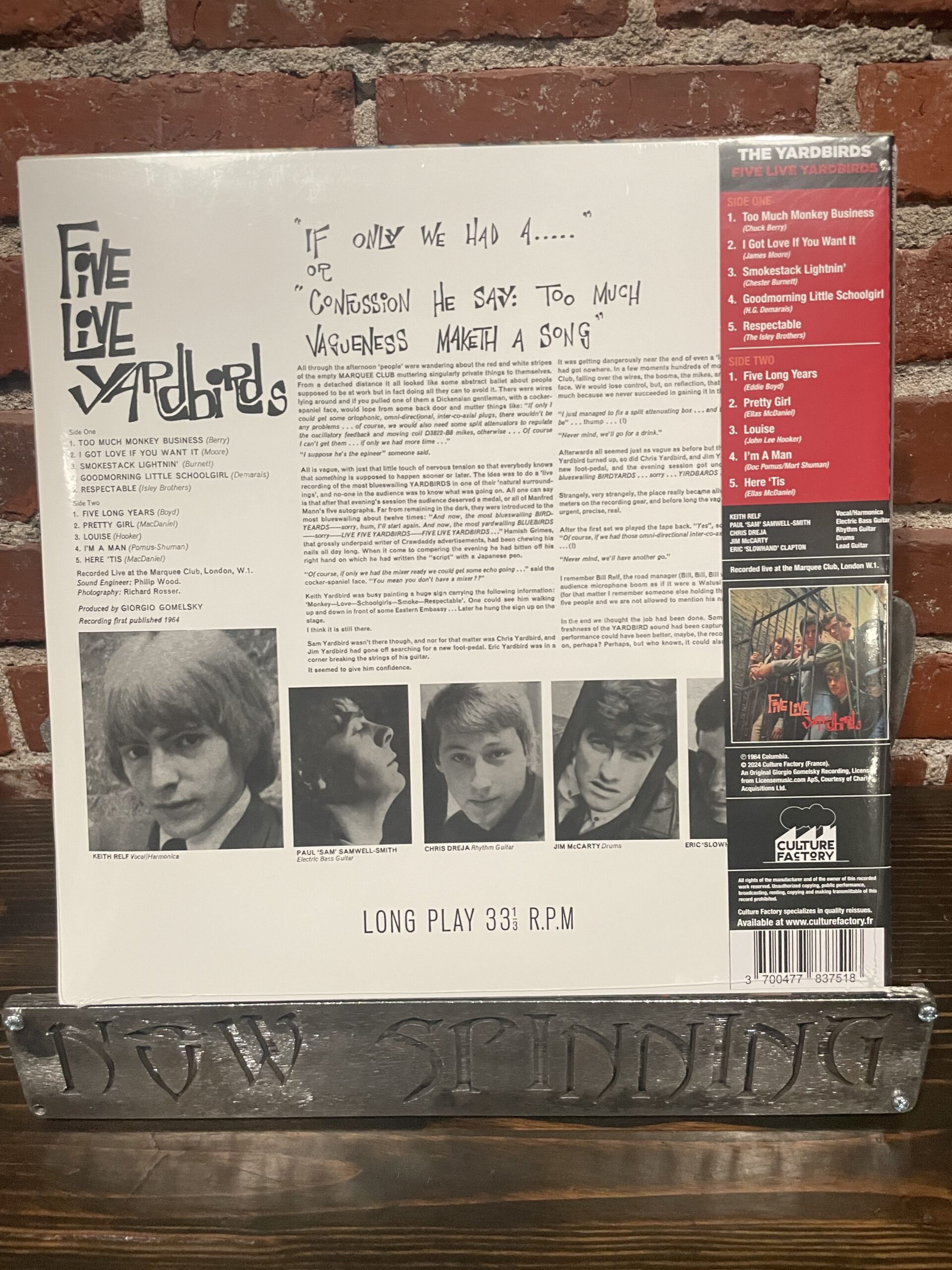 The Yardbirds - Five Live Yardbirds (RSD 2024) - Image 2