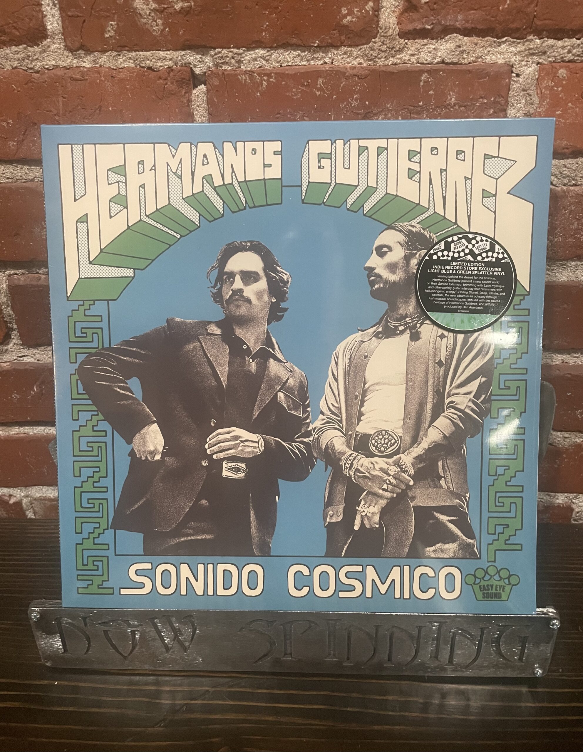 Hermanos Gutierrez: Sonido Cosmico (Indie Exclusive) LP Blue/Green Splatter Vinyl