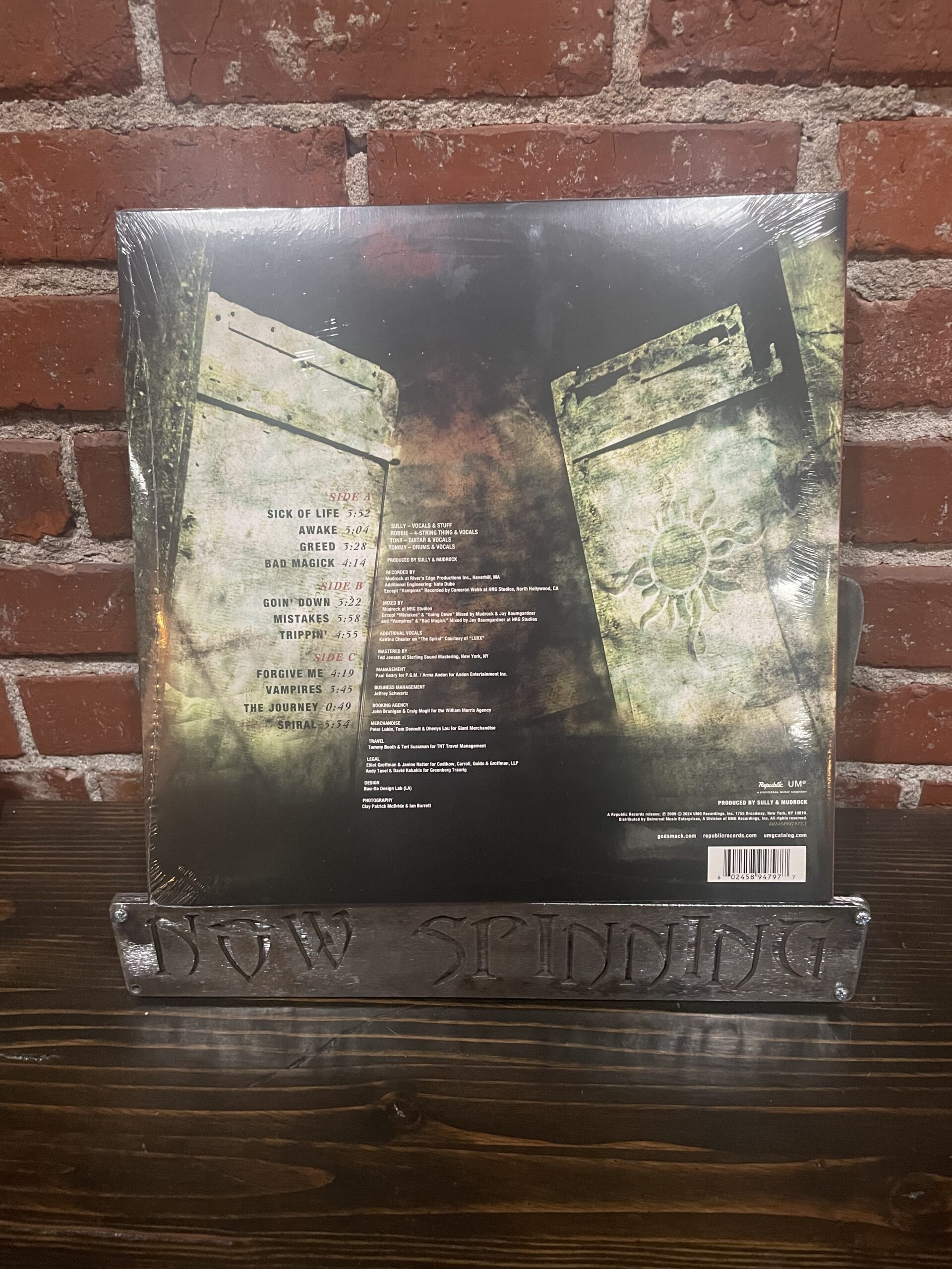 Godsmack: Awake 2LP Black Vinyl - Image 2