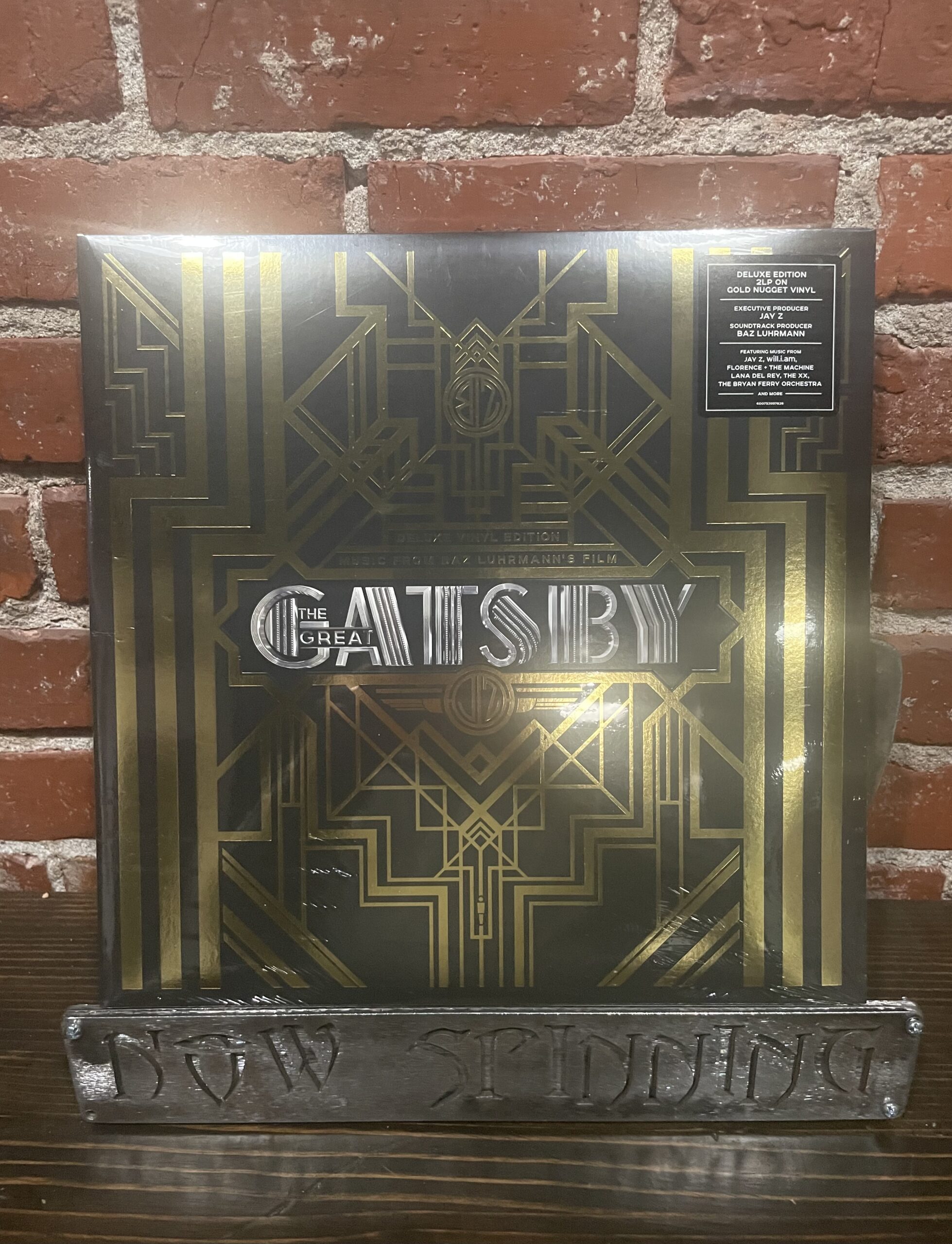 Various Artists: The Great Gatsby OST 2LP Deluxe Edition Gold Nugget Vinyl