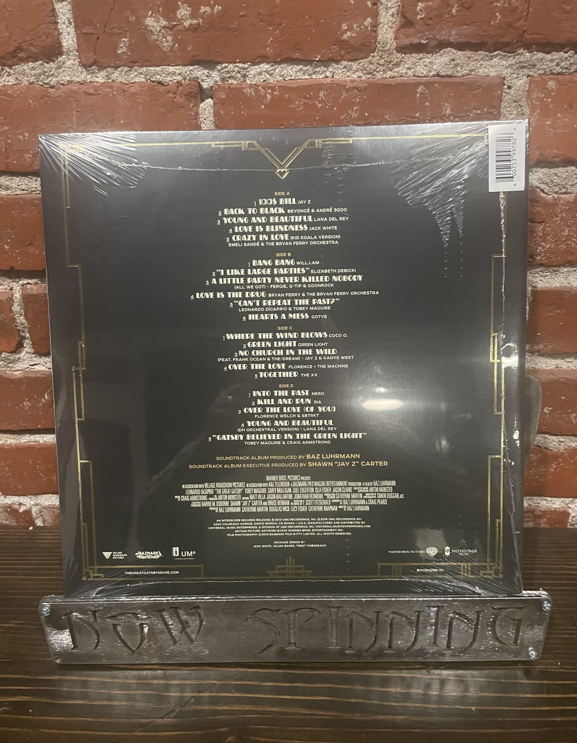 Various Artists: The Great Gatsby OST 2LP Deluxe Edition Gold Nugget Vinyl - Image 2