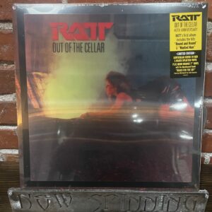 Ratt: Out of the Cellar LP 40th Anniversary Lenticular Cover Red/Black Splatter w/ Orange 7" Vinyl