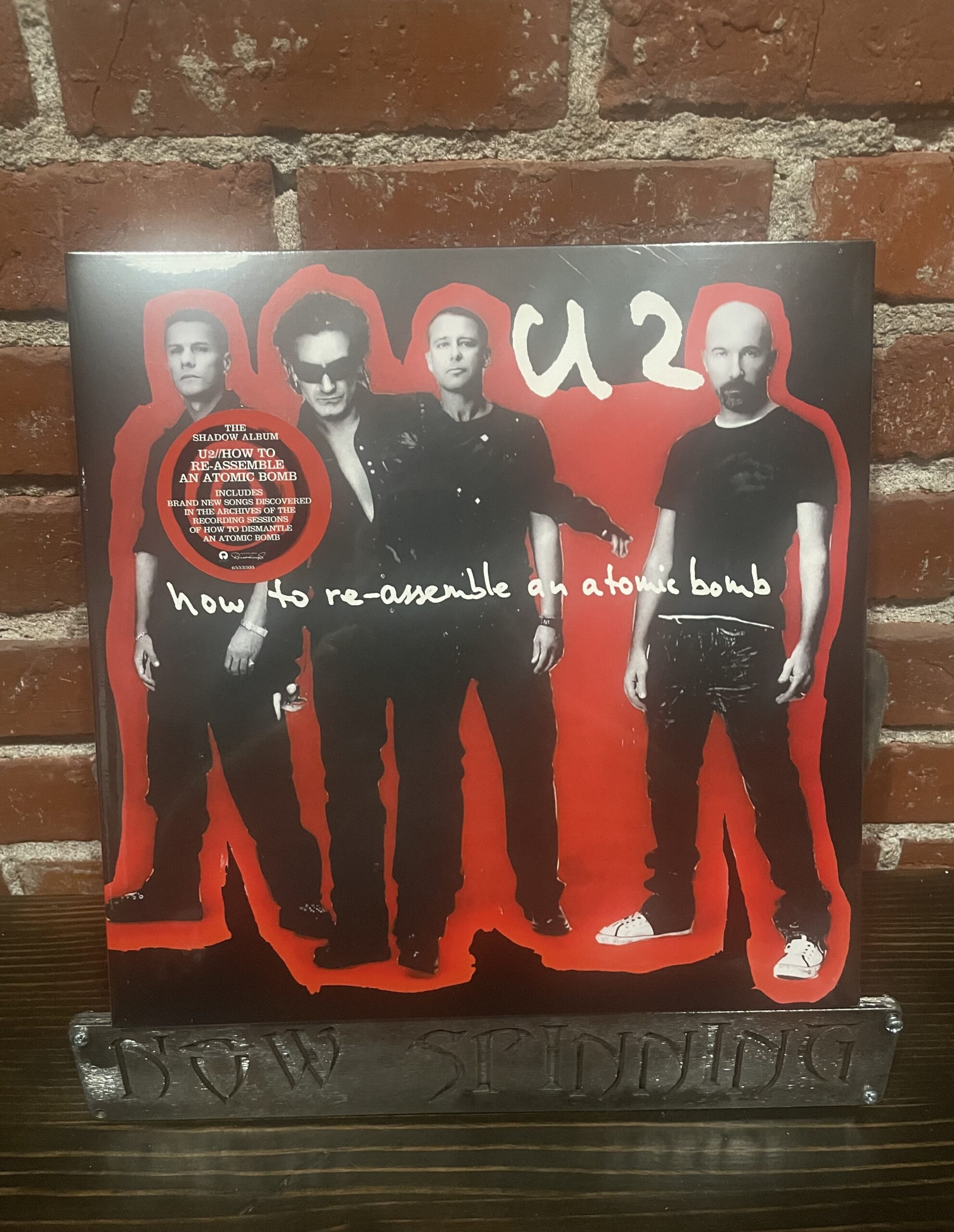 U2: How to Reassemble an Atomic Bomb LP Red & Black Marble Vinyl RSD Black Friday