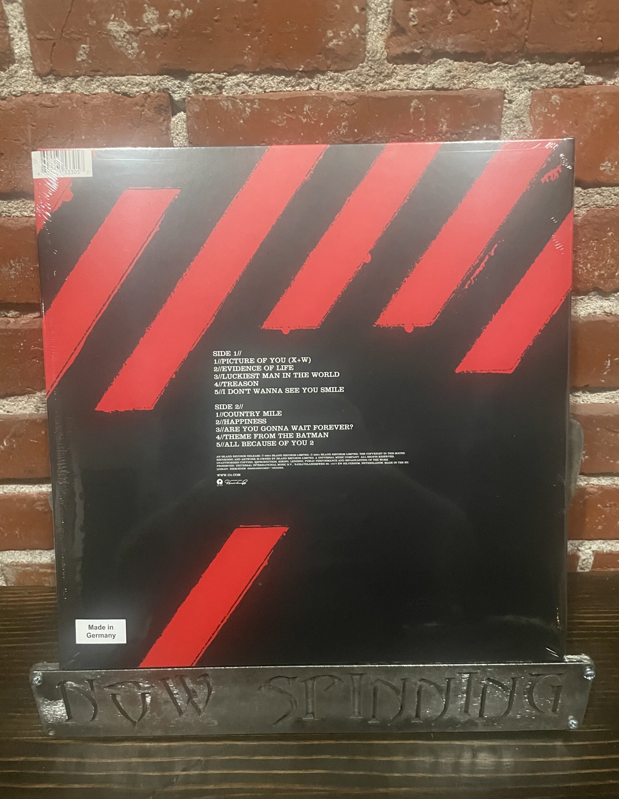 U2: How to Reassemble an Atomic Bomb LP Red & Black Marble Vinyl RSD Black Friday - Image 2