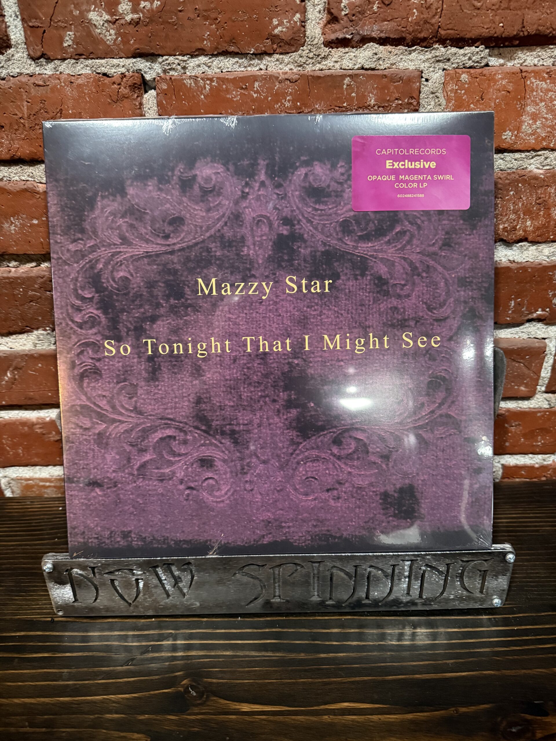 MAZZY STAR: So Tonight That I Might See LP Capitol Records Opaque Magenta Swirl Vinyl