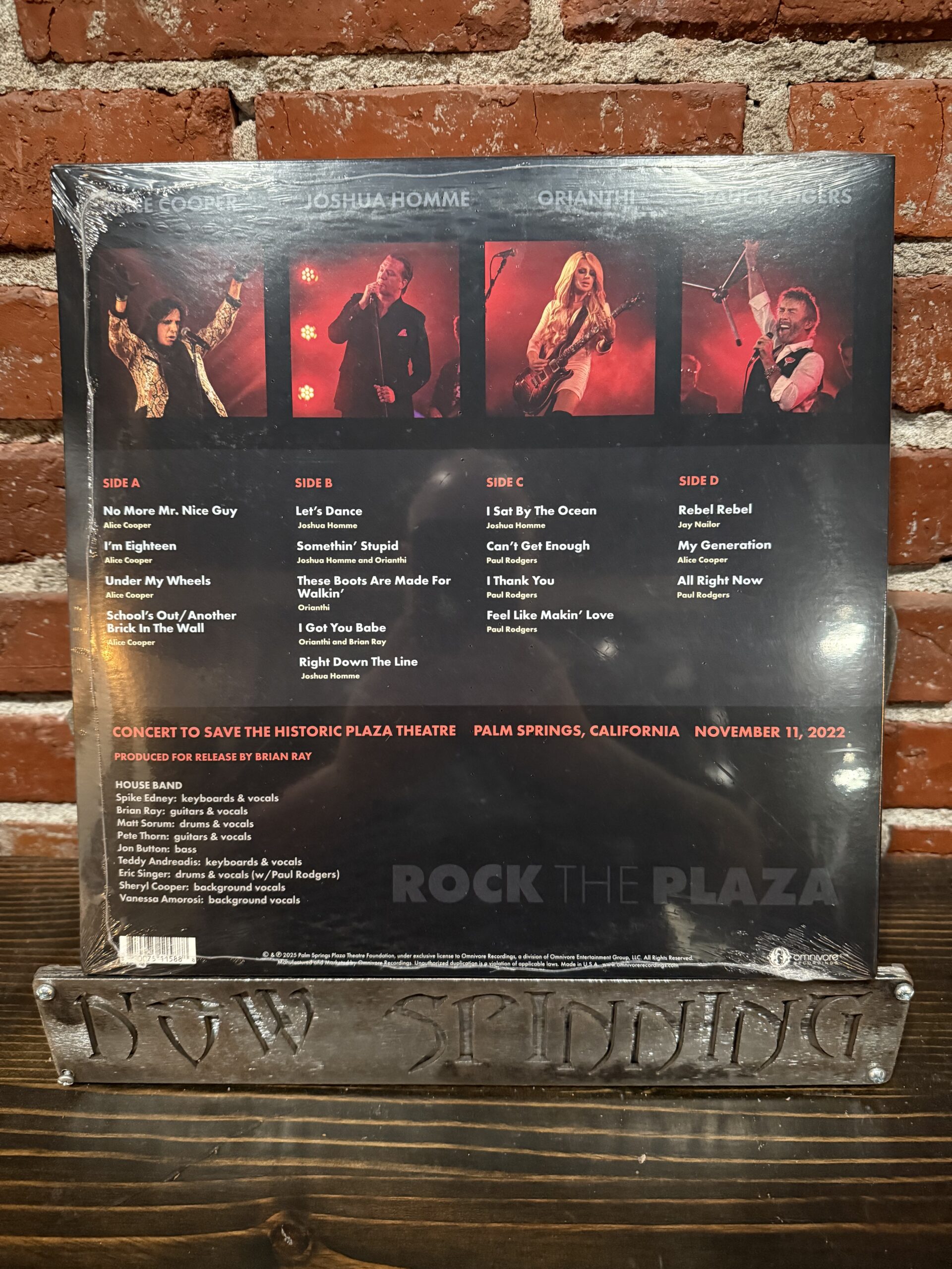 VARIOUS: Rock the Plaza - Concert to Save the Plaza...2LP /1200 RSD Black Friday - Image 2