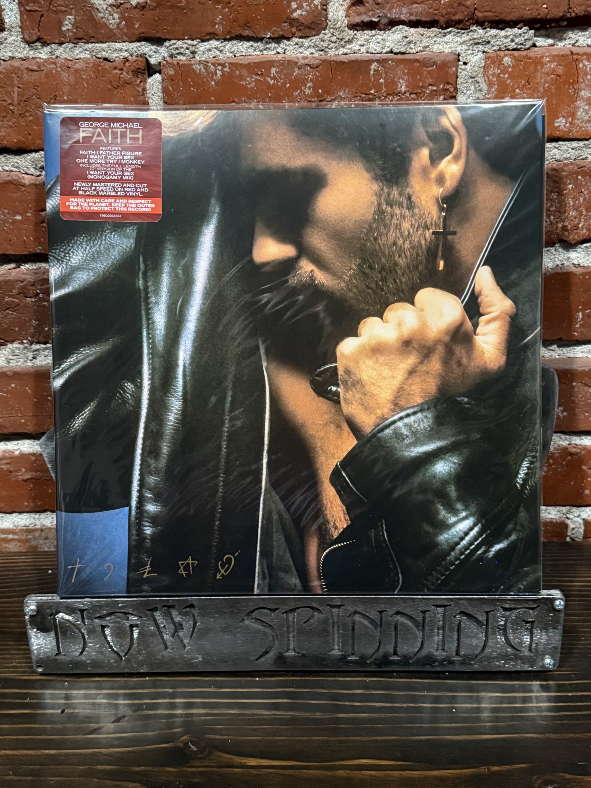 GEORGE MICHAEL: Faith 2LP Red Black Marble Vinyl