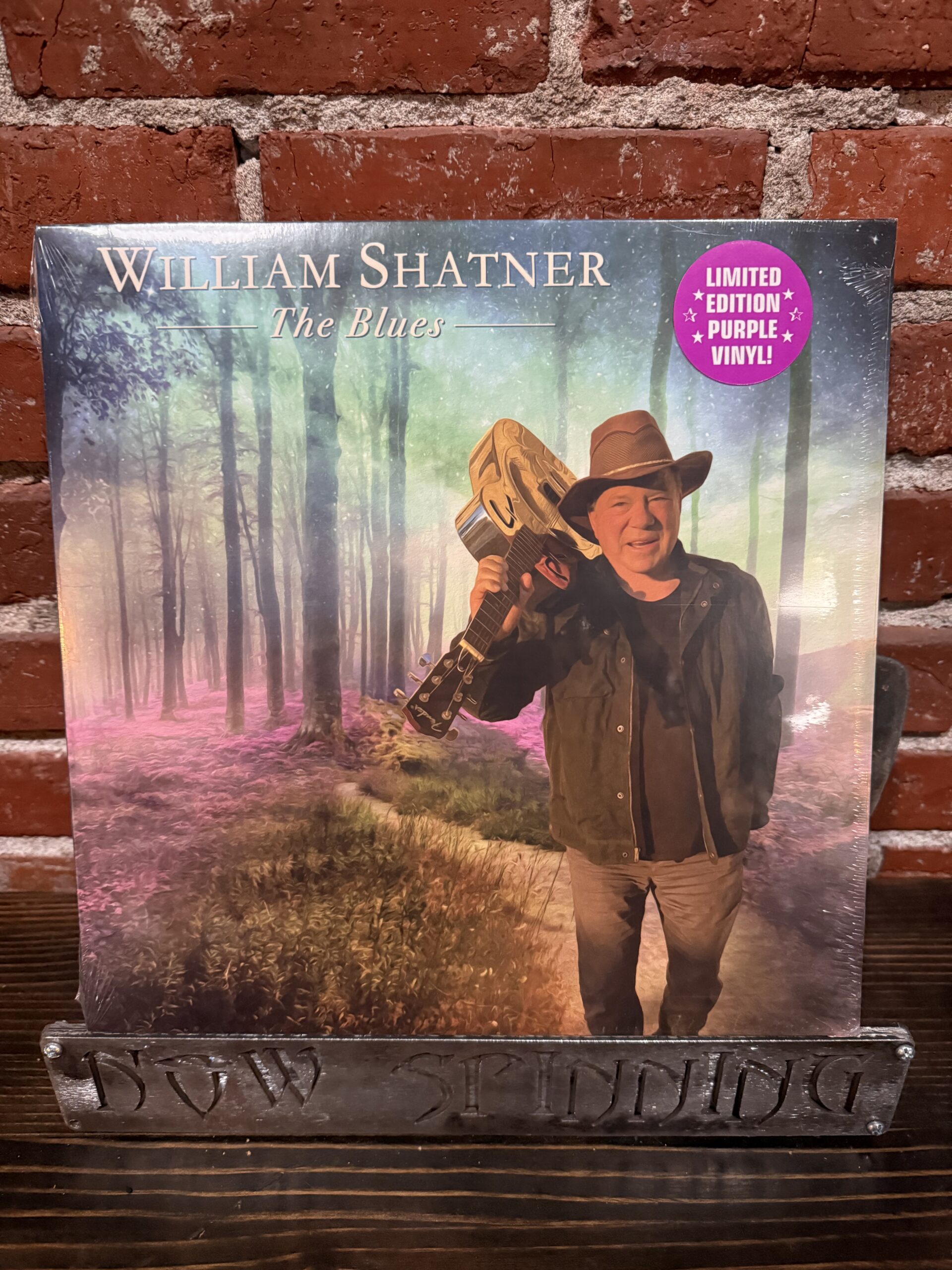 WILLIAM SHATNER: The Blues LP Limited Edition Purple Vinyl