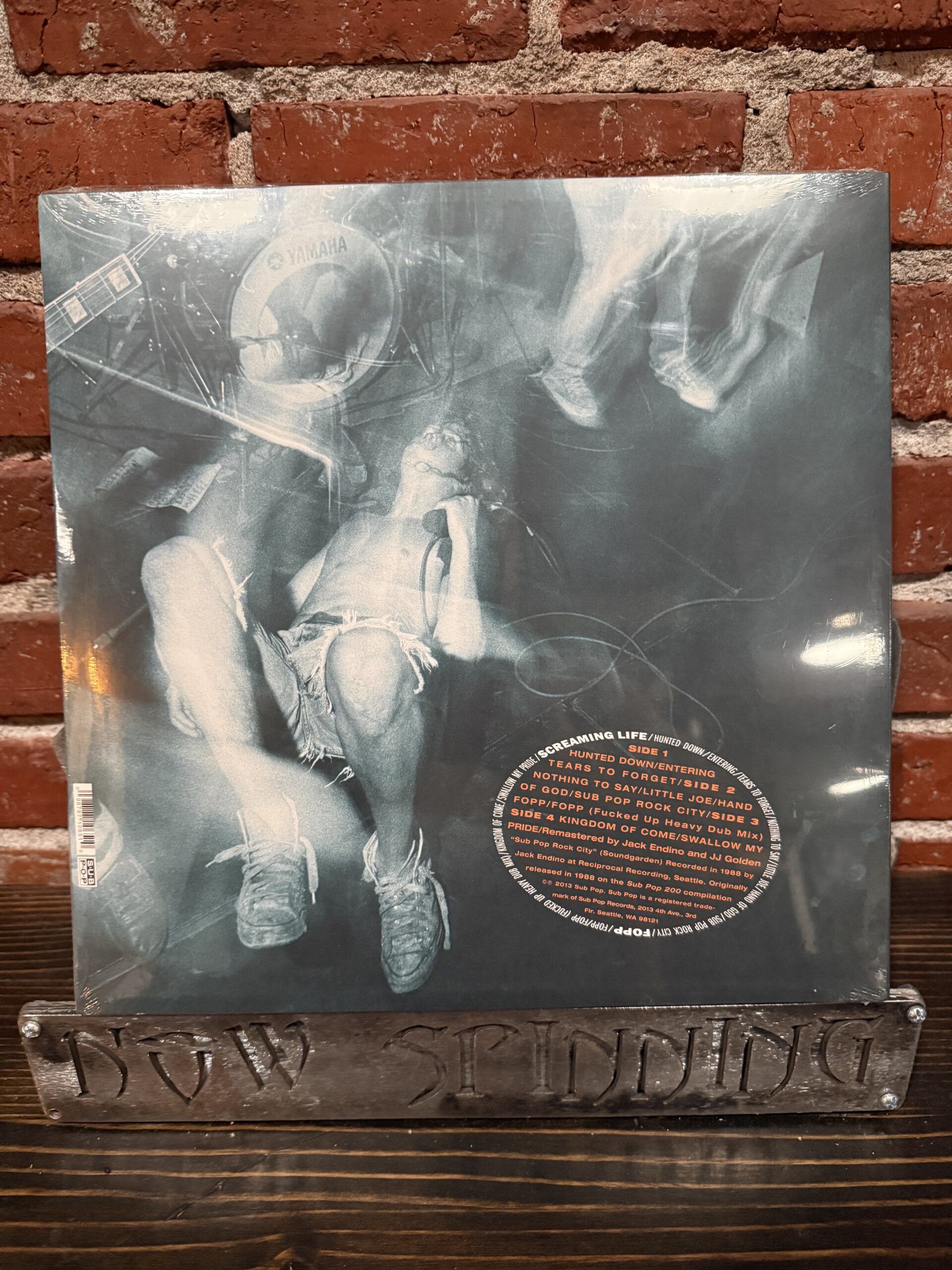 SOUNDGARDEN: Screaming Life/Fopp 2LP Vinyl - Image 2