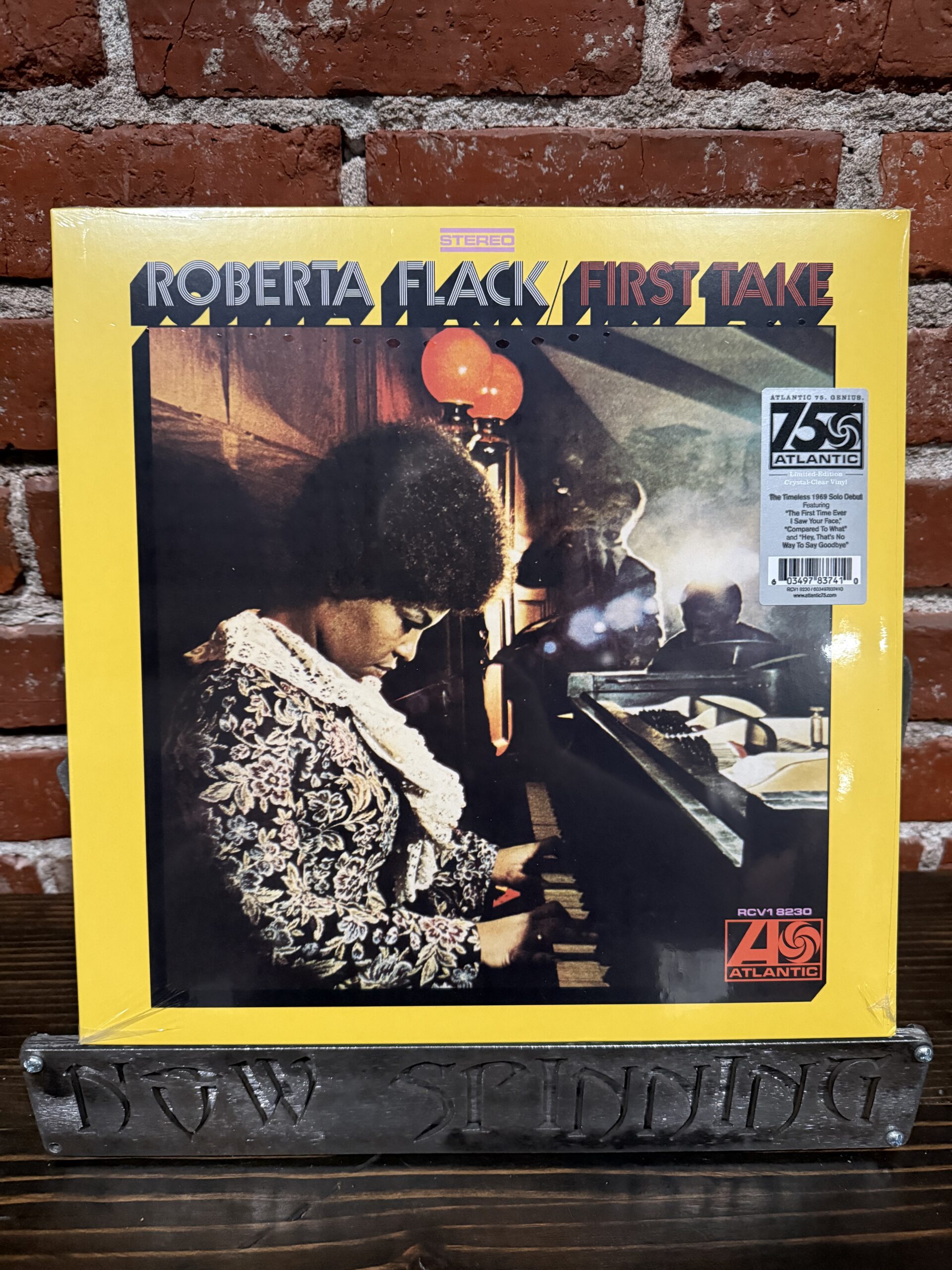 ROBERTA FLACK: First Take LP Atlantic 75 Series Crystal Clear Vinyl