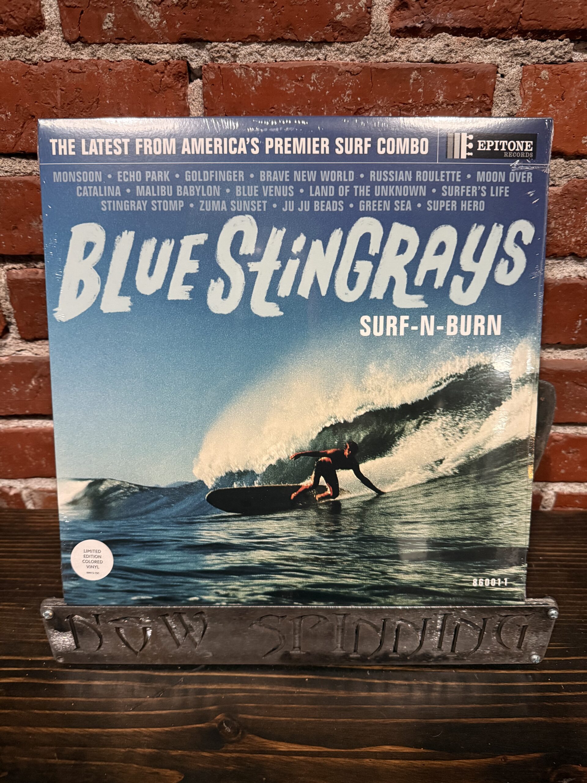 BLUE STINGRAYS: Surf-N-Burn LP Indie Exclusive Blue Vinyl
