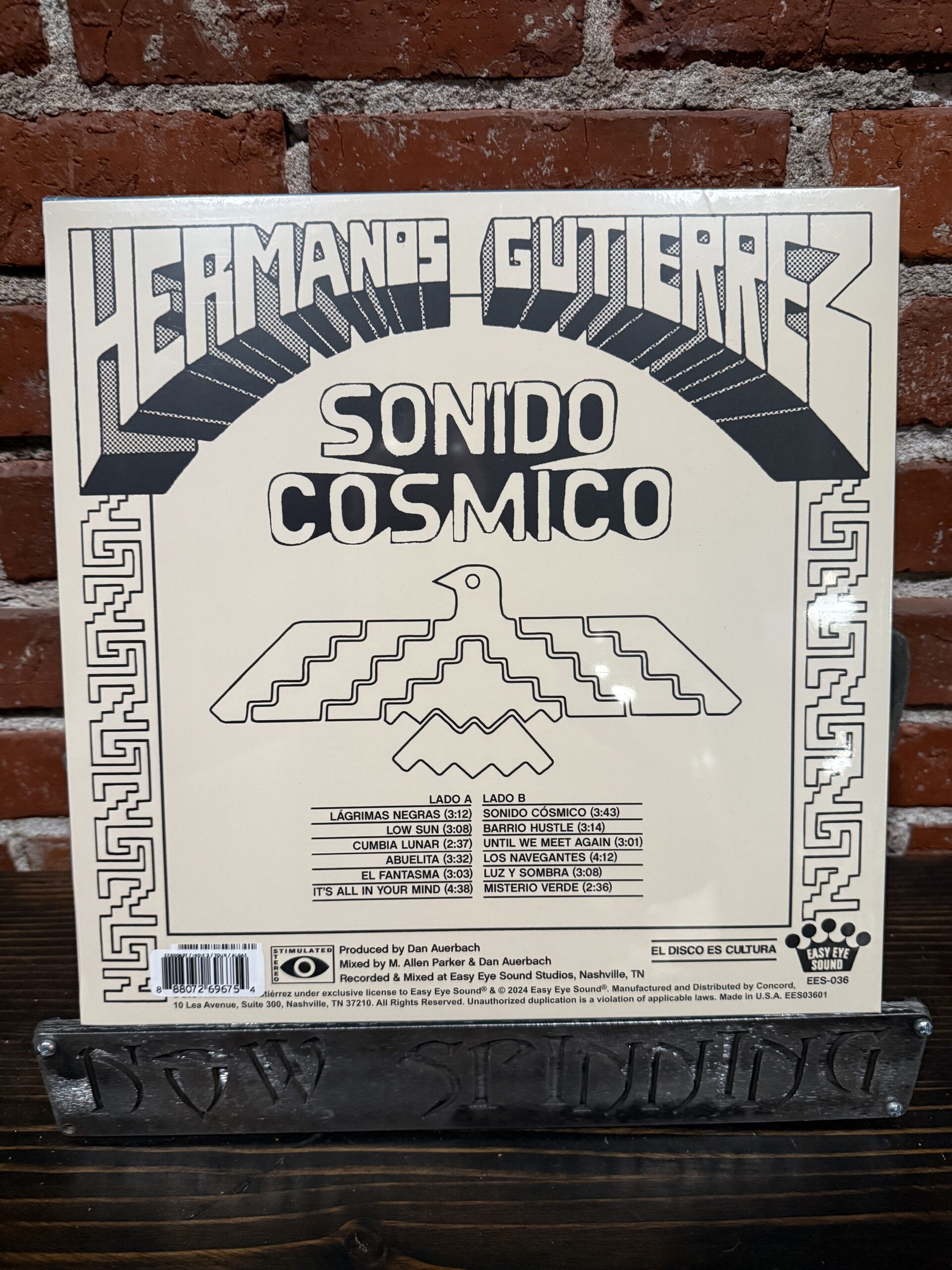 HERMANOS GUTIERREZ: Sonido Cosmico LP Blue & Yellow Marble Vinyl - Image 2