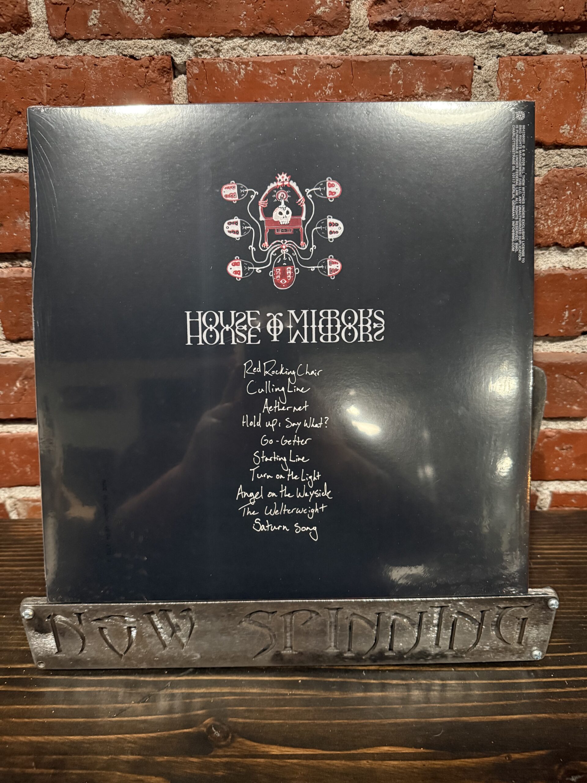 ALL THEM WITCHES: House of Mirrors LP Limited Apple Black Wave Vinyl - Image 2